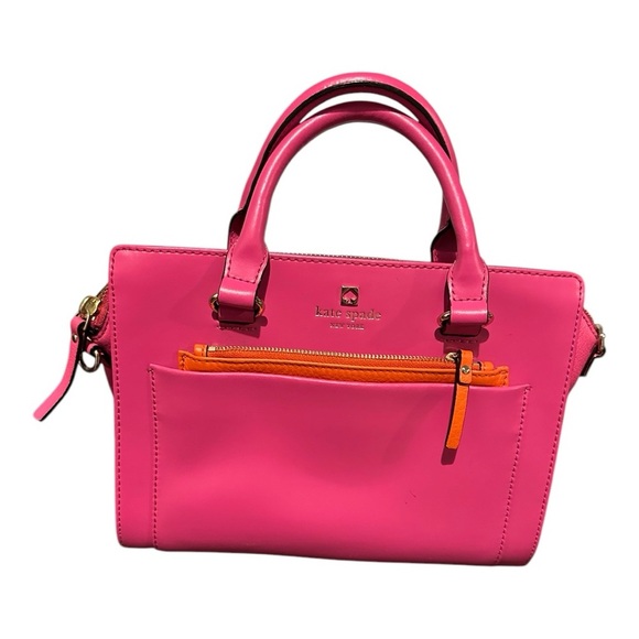 Kate Spade Pink Handbag with Crossbody Strap - EUC - Picture 1 of 10